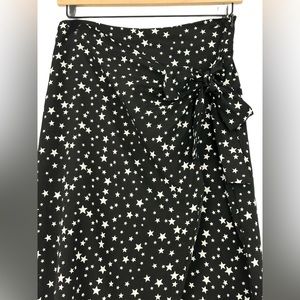 Going To Go Star Wrap Midi Skirt